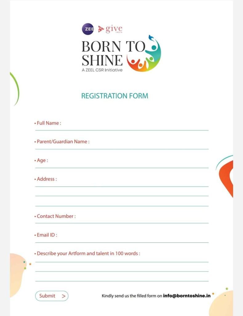 To Download Registration Form