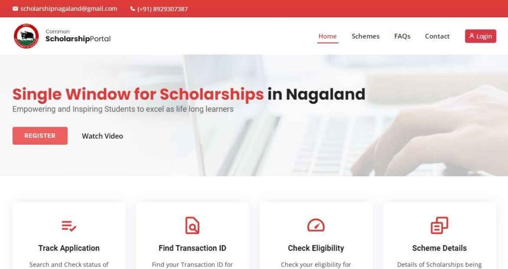 Process To Apply Online Under Nagaland State Merit Scholarship