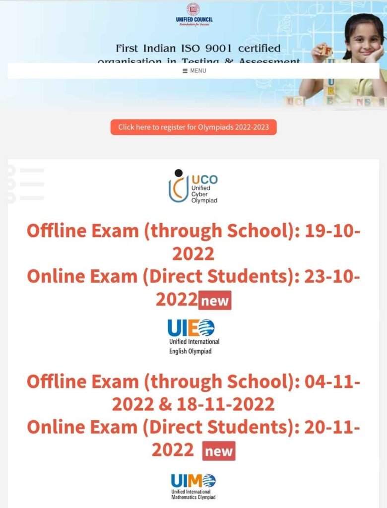 Process To Apply Online Under NSTSE Olympiad