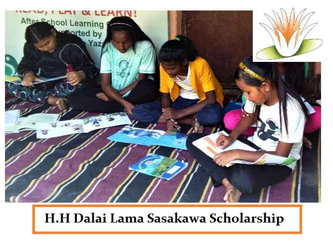 HH Dalai Lama Sasakawa Scholarship 2023: Apply Online & All Details
