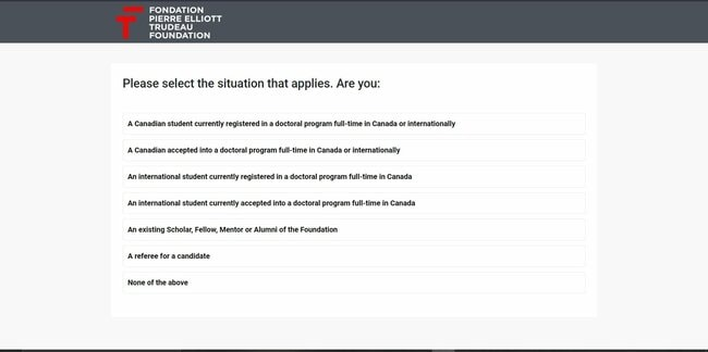 Process To Apply Online Under Canada Trudeau Scholarship