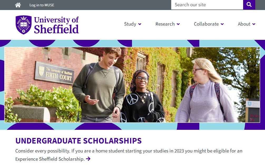 Process To Apply Online Under University of Sheffield Scholarships