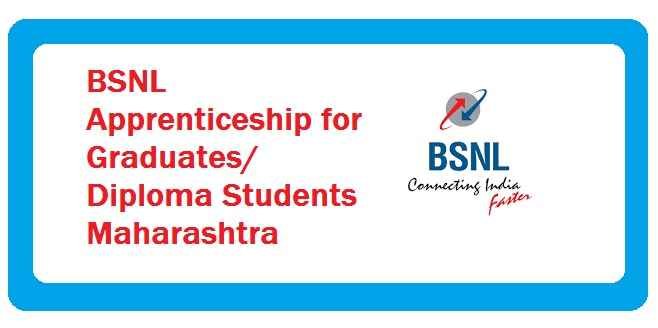 BSNL Apprenticeship for Graduates/ Diploma Students Maharashtra