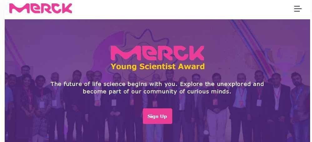 Process To Apply Online Under Merck Young Scientist Award 
