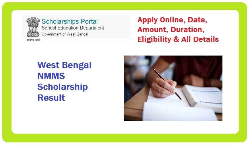 West Bengal NMMS Scholarship Result: District Wise Merit List