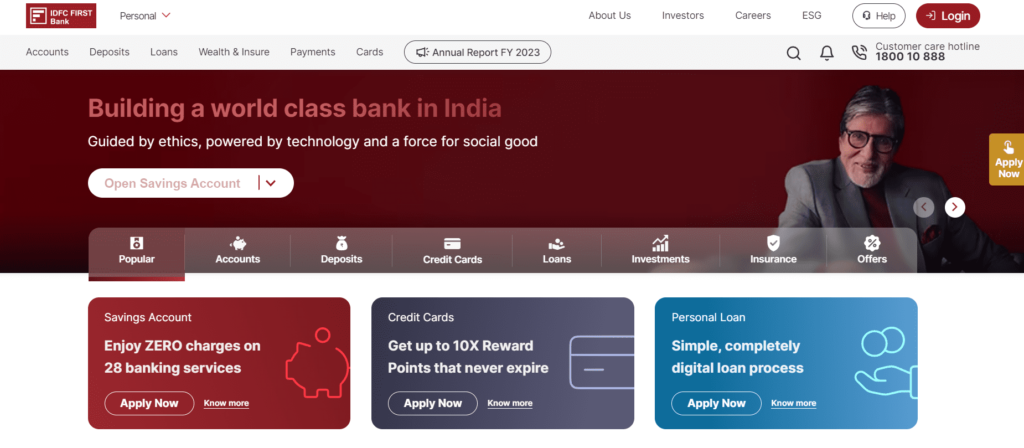 Process To Apply Online Under IDFC FIRST Bank MBA Scholarship 