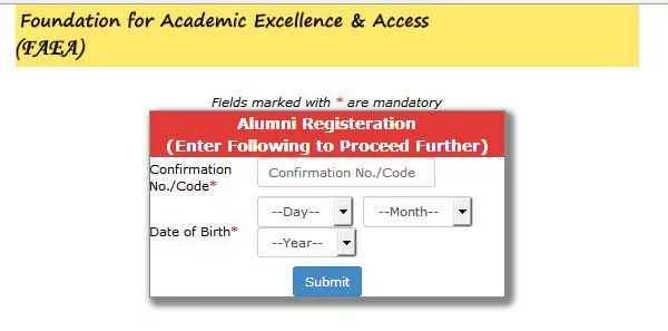To Do Alumni Registration 