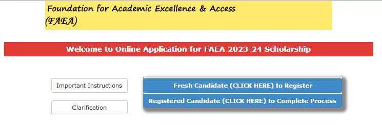 FAEA Scholarship Tracking Payment Status 